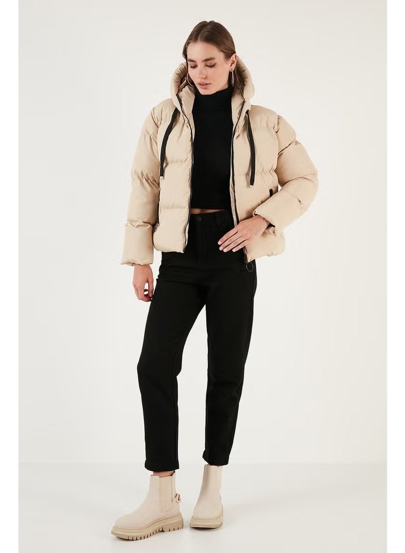 Lela Pocket Hooded Regular Fit Puffer Coat Women's Coat 640Y002 - Image 3